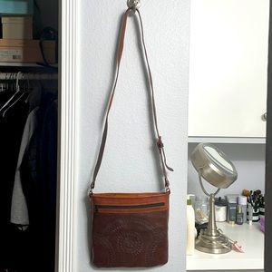 Handmade leather tote new without price tag